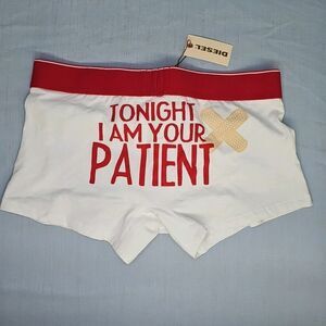 Diesel FUNNY Boxer Briefs Mens Gag Gift UnderwearNovelty Tonight Im Your PATIENT